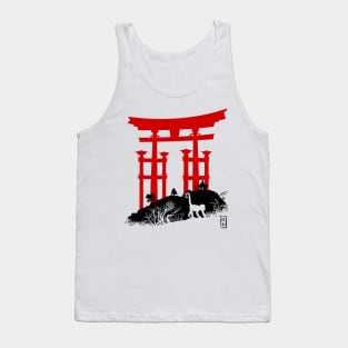 Red Torii in Japan Tank Top